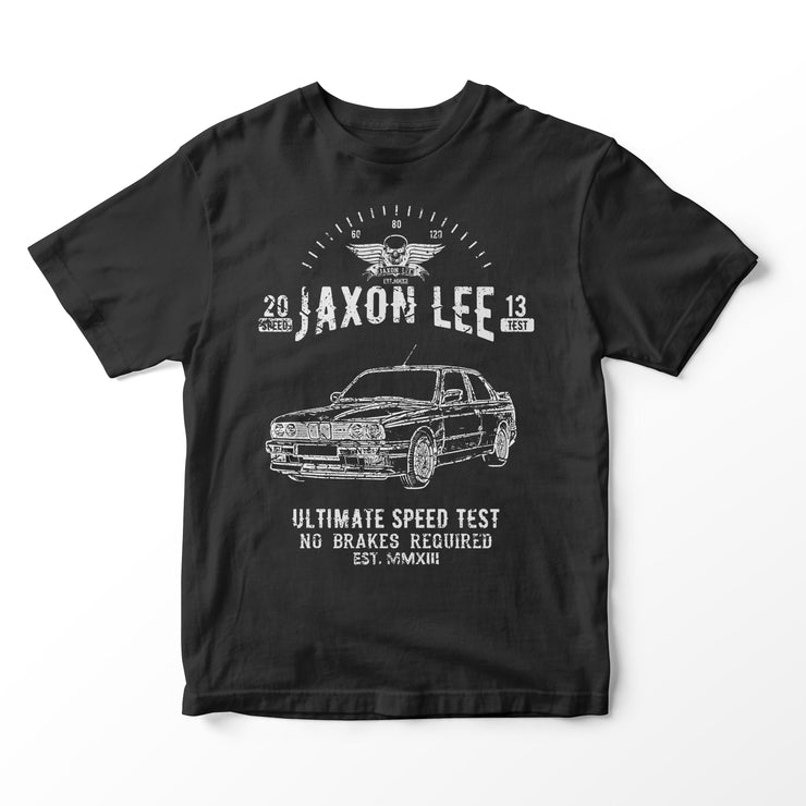 JL Speed Illustration for a BMW 325i Motorcar fan T-shirt