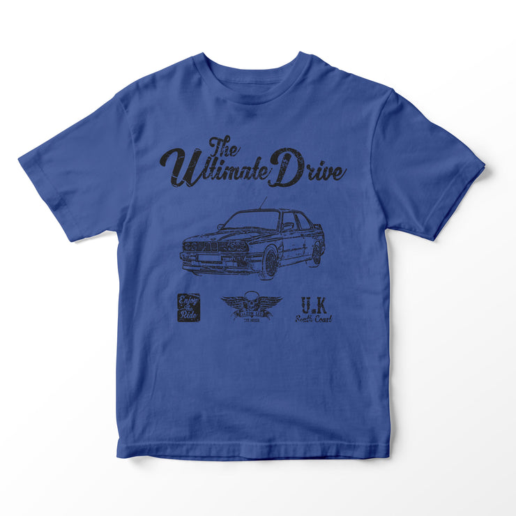 JL Ultimate Illustration for a BMW 325i Motorcar fan T-shirt