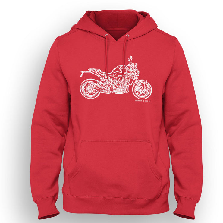 JL Illustration For A BMW F900R Motorbike Fan Hoodie