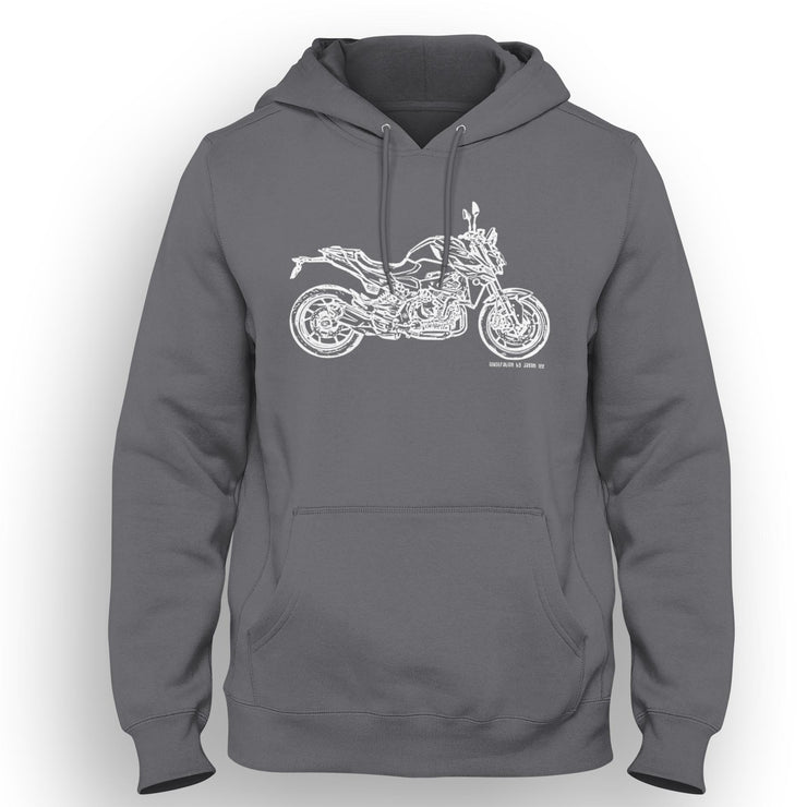 JL Illustration For A BMW F900R Motorbike Fan Hoodie