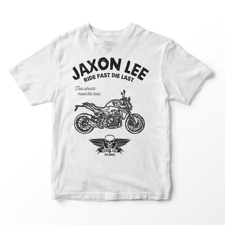 JL Ride Illustration for a BMW F900R Motorbike fan T-shirt