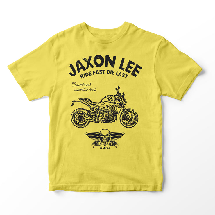 JL Ride Illustration for a BMW F900R Motorbike fan T-shirt