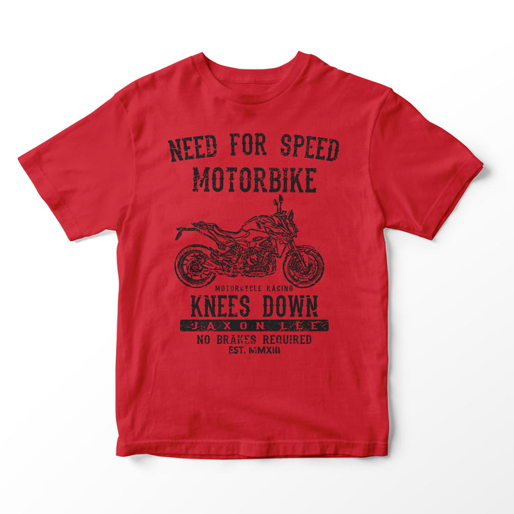 JL Speed Illustration for a BMW F900R Motorbike fan T-shirt