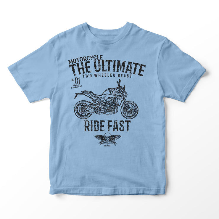 JL Ultimate Illustration for a BMW F900R Motorbike fan T-shirt