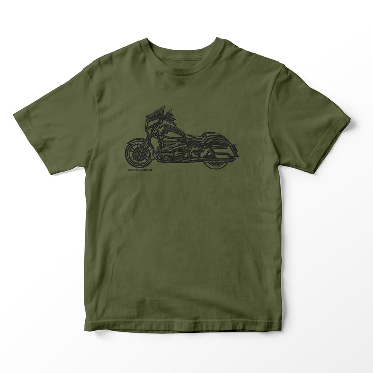 JL Illustration For A BMW R18 Motorbike Fan T-shirt