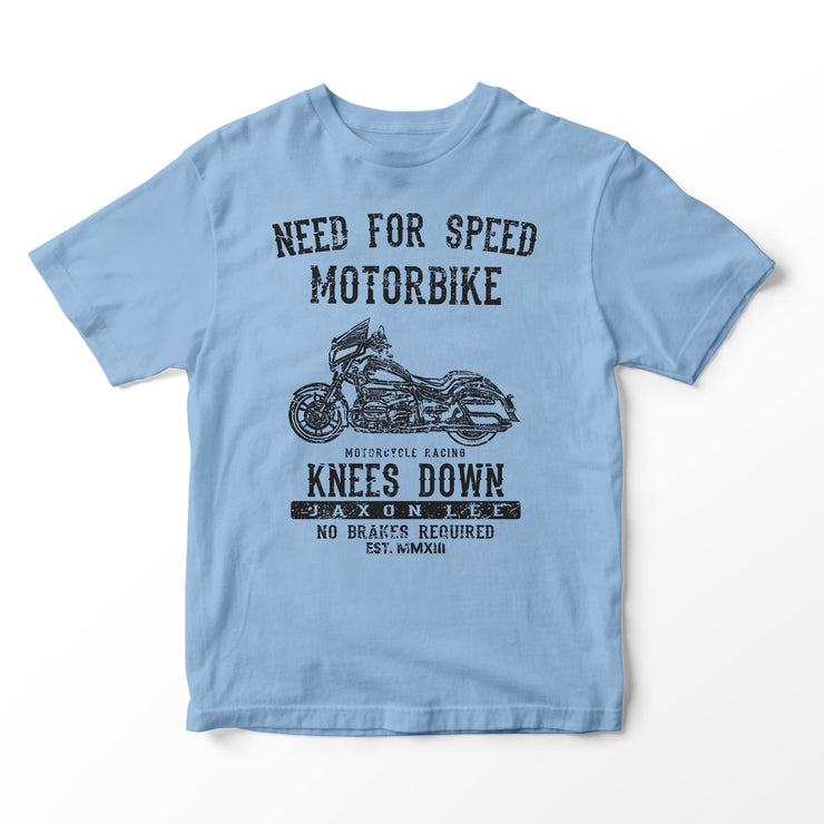 JL Speed Illustration for a BMW R18 Motorbike fan T-shirt