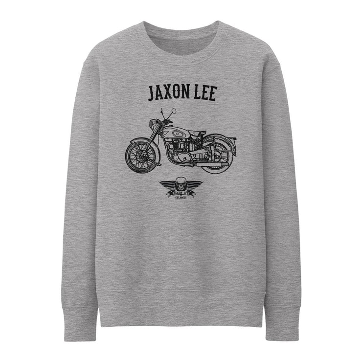 JL Basic Illustration for a BSA Golden Flash Motorbike fan Jumper