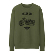 JL Basic Illustration for a BSA Golden Flash Motorbike fan Jumper