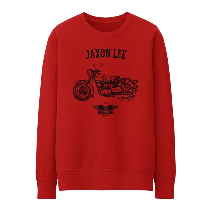 JL Basic Illustration for a BSA Golden Flash Motorbike fan Jumper