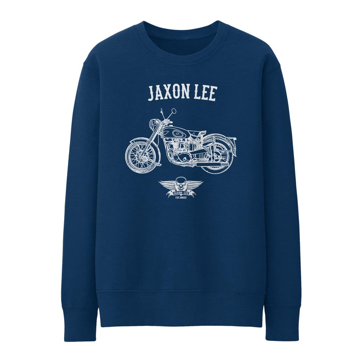 JL Basic Illustration for a BSA Golden Flash Motorbike fan Jumper