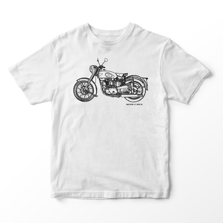 JL Illustration For A BSA Golden Flash Motorbike Fan T-shirt