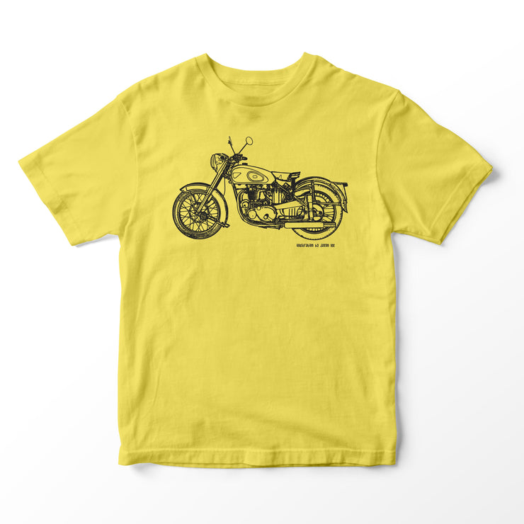 JL Illustration For A BSA Golden Flash Motorbike Fan T-shirt