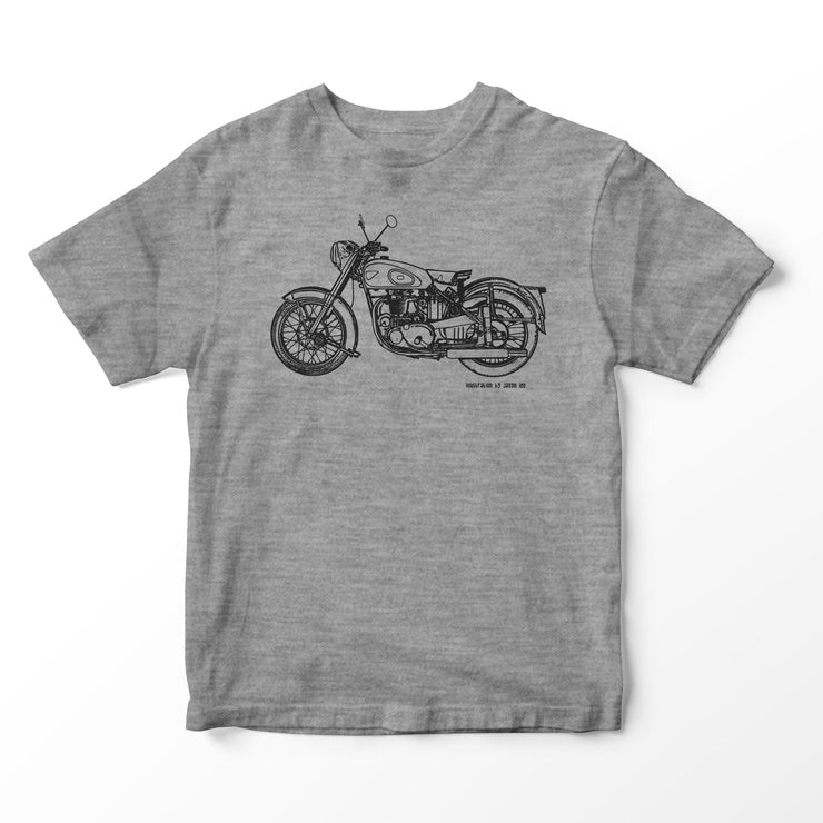 JL Illustration For A BSA Golden Flash Motorbike Fan T-shirt