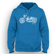 JL Illustration For A BSA Golden Flash Motorbike Fan Hoodie