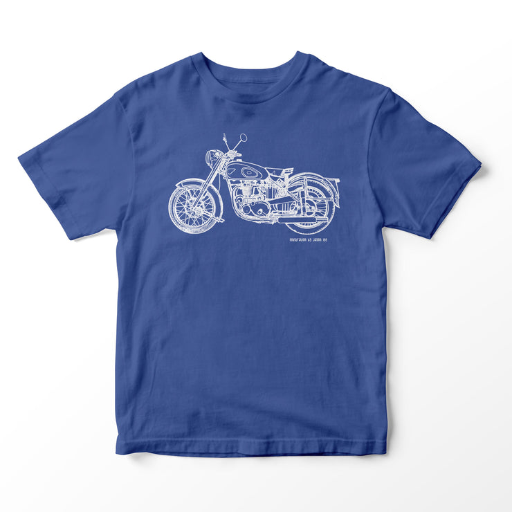 JL Illustration For A BSA Golden Flash Motorbike Fan T-shirt