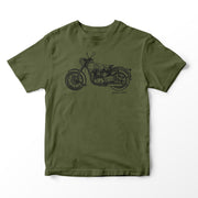 JL Illustration For A BSA Golden Flash Motorbike Fan T-shirt