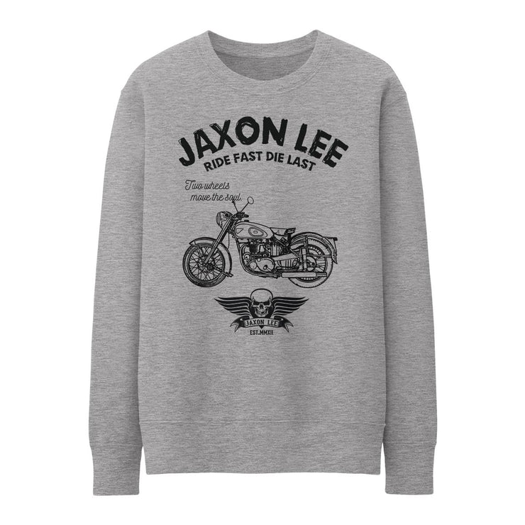 JL Ride Illustration for a BSA Golden Flash Motorbike fan Jumper