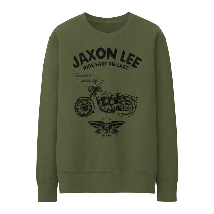 JL Ride Illustration for a BSA Golden Flash Motorbike fan Jumper