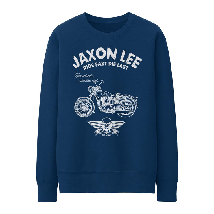 JL Ride Illustration for a BSA Golden Flash Motorbike fan Jumper