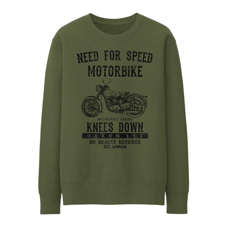 JL Speed Illustration for a BSA Golden Flash Motorbike fan Jumper