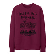 JL Speed Illustration for a BSA Golden Flash Motorbike fan Jumper