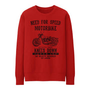 JL Speed Illustration for a BSA Golden Flash Motorbike fan Jumper