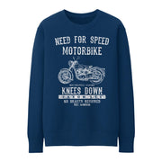 JL Speed Illustration for a BSA Golden Flash Motorbike fan Jumper