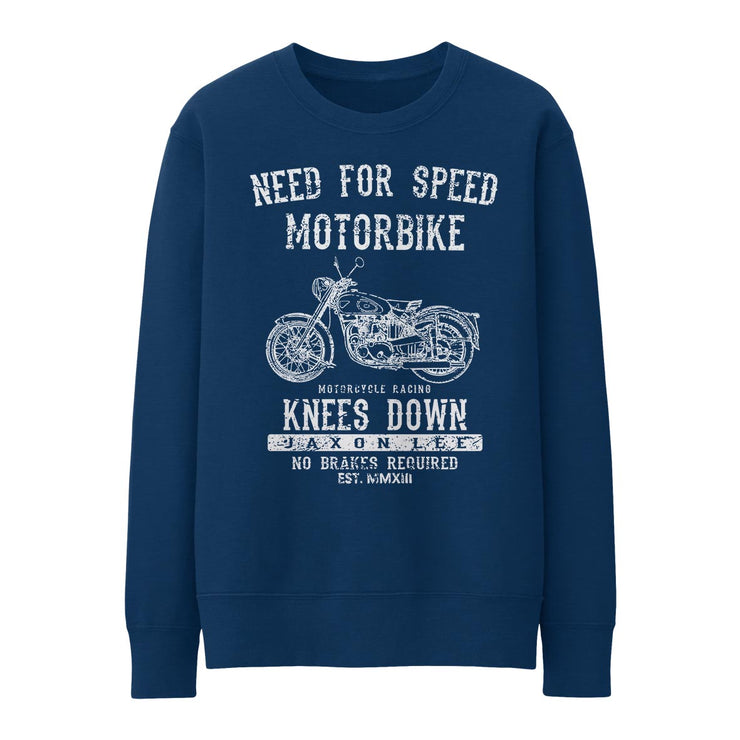JL Speed Illustration for a BSA Golden Flash Motorbike fan Jumper