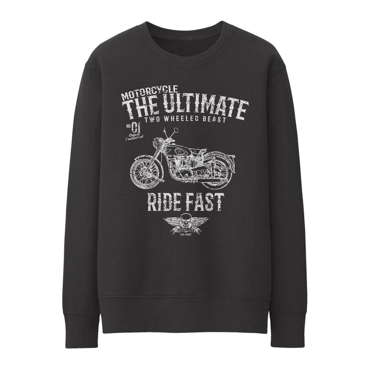 JL Ultimate Illustration for a BSA Golden Flash Motorbike fan Jumper