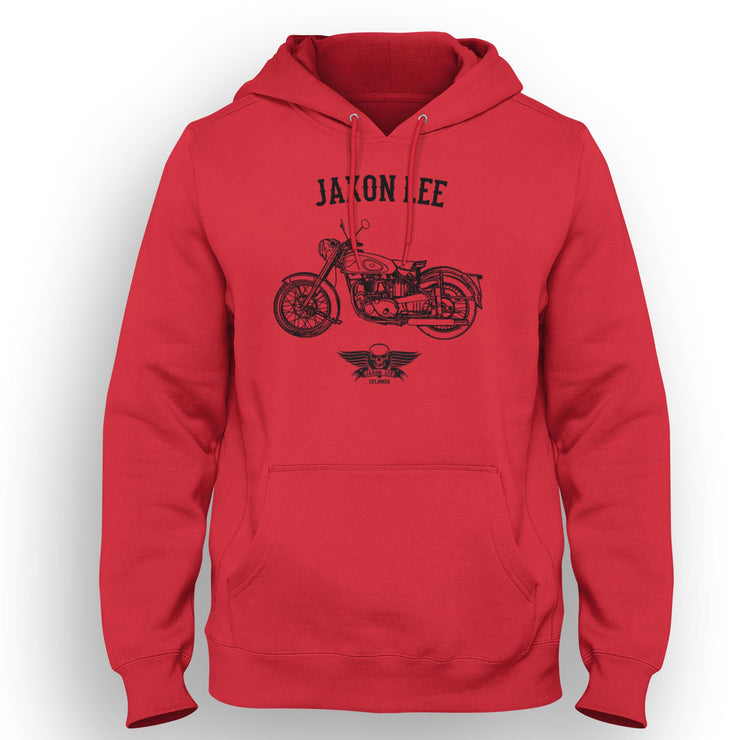 Jaxon Lee Art Hood aimed at fans of BSA Golden Flash Motorbike