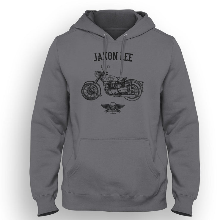 Jaxon Lee Art Hood aimed at fans of BSA Golden Flash Motorbike