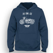 Jaxon Lee Art Hood aimed at fans of BSA Golden Flash Motorbike