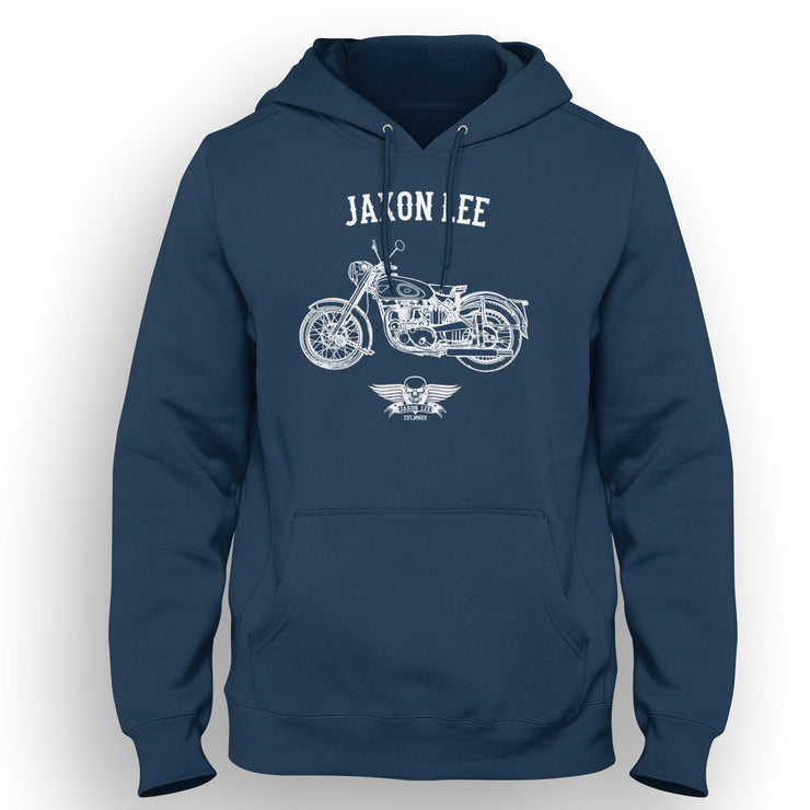Jaxon Lee Art Hood aimed at fans of BSA Golden Flash Motorbike