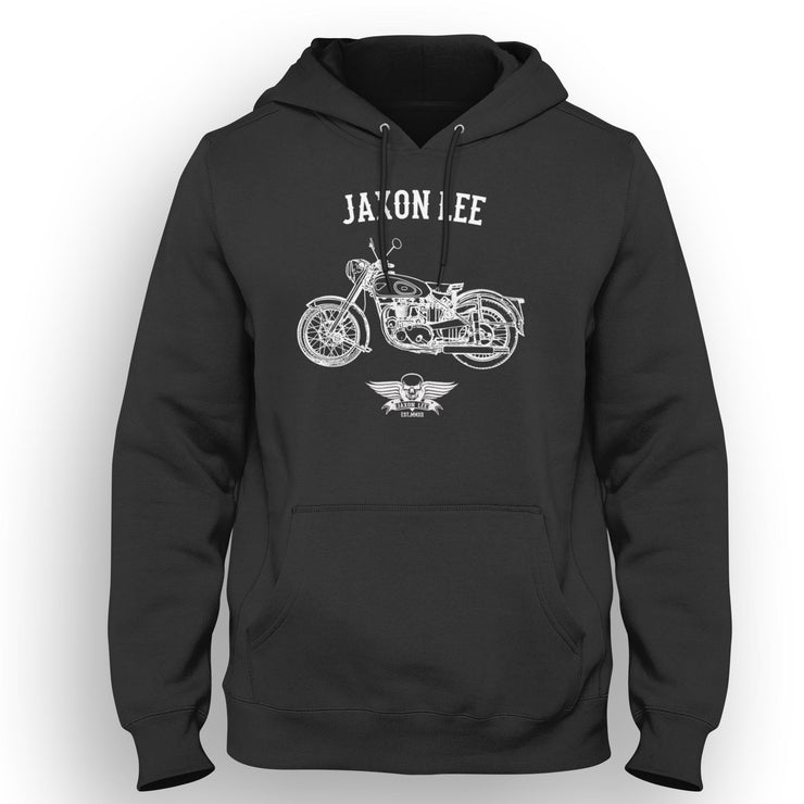 Jaxon Lee Art Hood aimed at fans of BSA Golden Flash Motorbike
