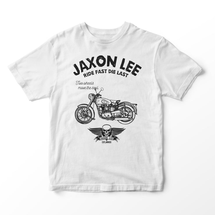 JL Ride Illustration for a BSA Golden Flash Motorbike fan T-shirt