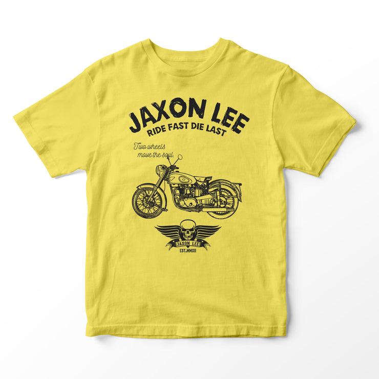 JL Ride Illustration for a BSA Golden Flash Motorbike fan T-shirt