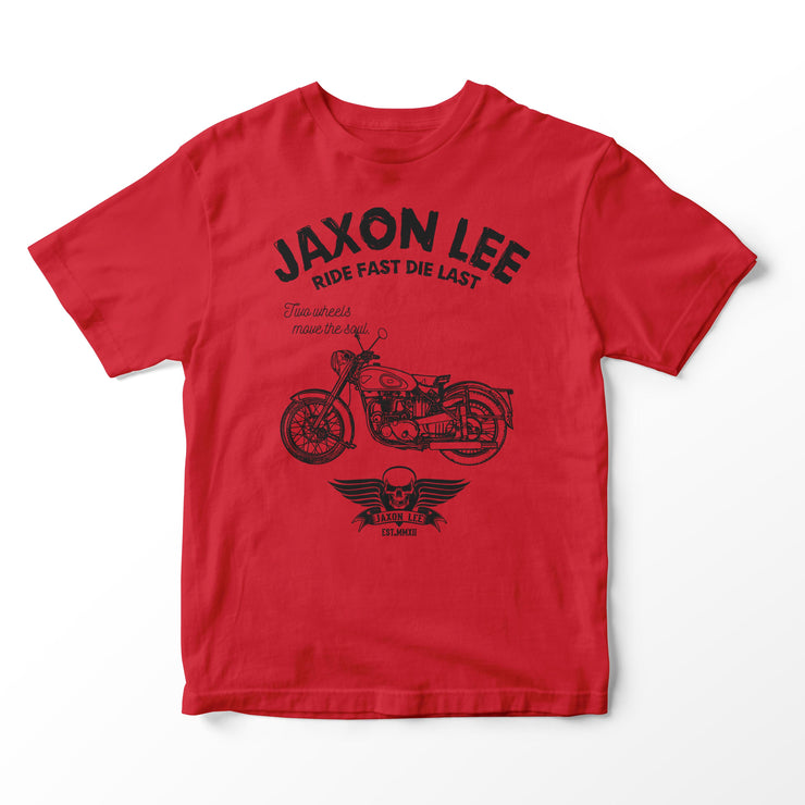 JL Ride Illustration for a BSA Golden Flash Motorbike fan T-shirt