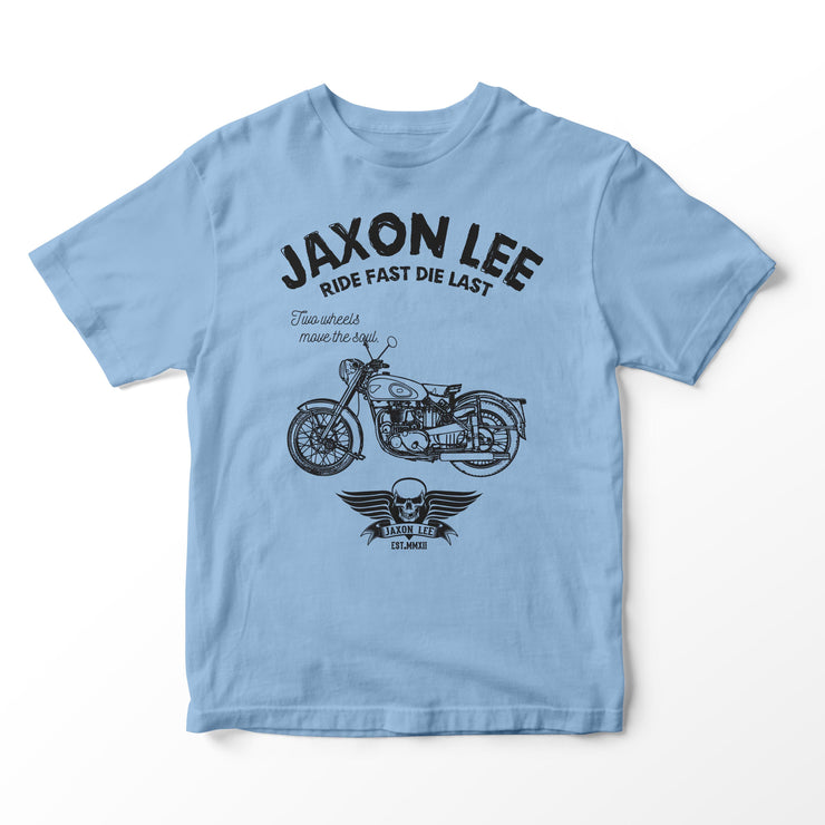 JL Ride Illustration for a BSA Golden Flash Motorbike fan T-shirt
