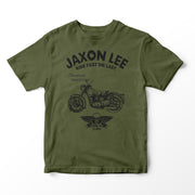 JL Ride Illustration for a BSA Golden Flash Motorbike fan T-shirt