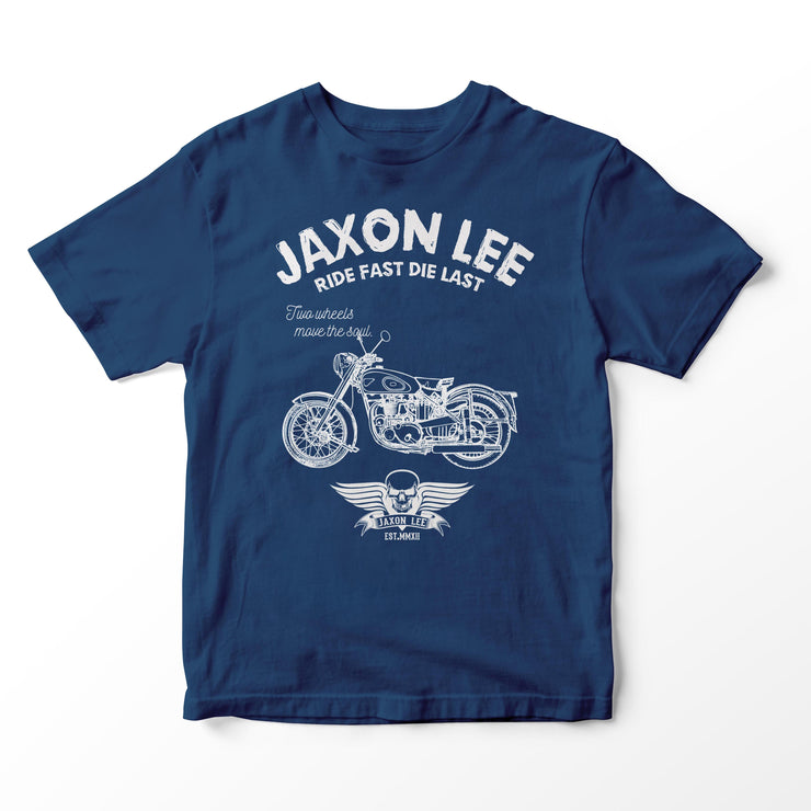 JL Ride Illustration for a BSA Golden Flash Motorbike fan T-shirt