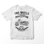 JL Soul Illustration for a BSA Golden Flash Motorbike fan T-shirt