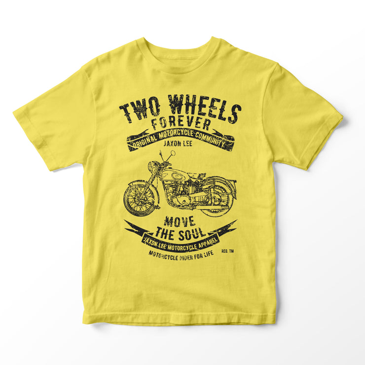 JL Soul Illustration for a BSA Golden Flash Motorbike fan T-shirt