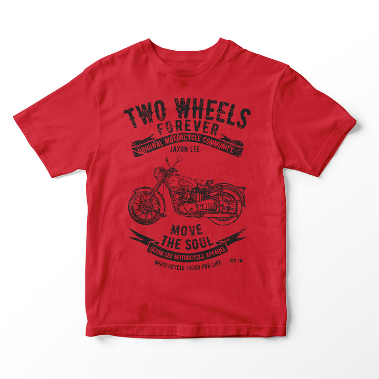 JL Soul Illustration for a BSA Golden Flash Motorbike fan T-shirt