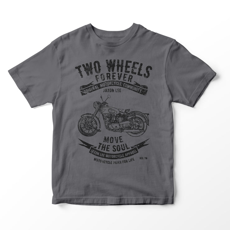JL Soul Illustration for a BSA Golden Flash Motorbike fan T-shirt