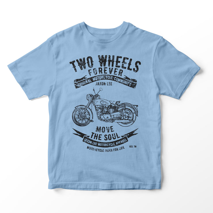 JL Soul Illustration for a BSA Golden Flash Motorbike fan T-shirt