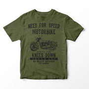 JL Speed Illustration for a BSA Golden Flash Motorbike fan T-shirt