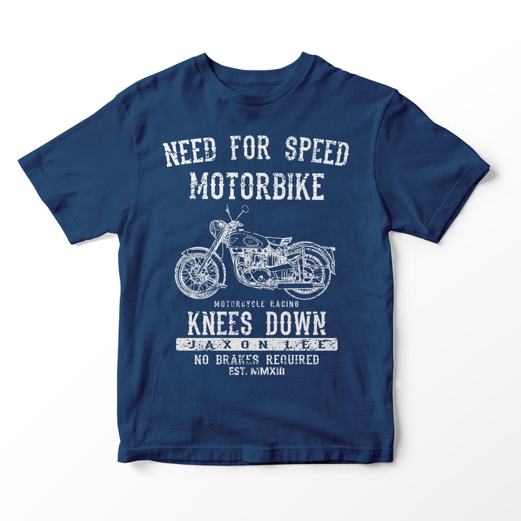 JL Speed Illustration for a BSA Golden Flash Motorbike fan T-shirt