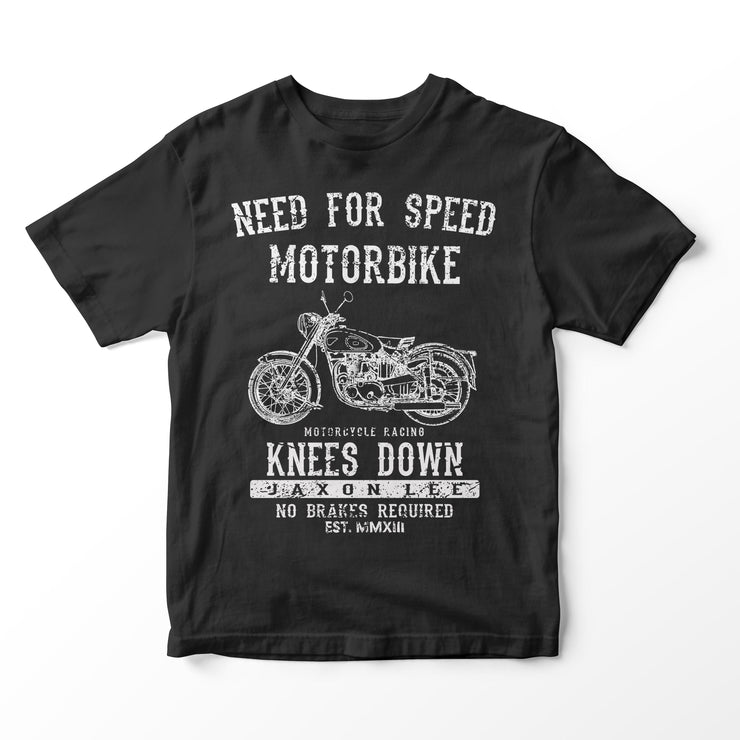 JL Speed Illustration for a BSA Golden Flash Motorbike fan T-shirt