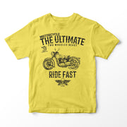 JL Ultimate Illustration for a BSA Golden Flash Motorbike fan T-shirt