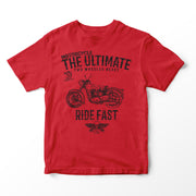 JL Ultimate Illustration for a BSA Golden Flash Motorbike fan T-shirt